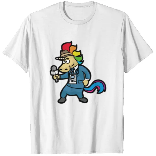 Discover UNICORN JOURNALIST JOURNALISM T-shirt
