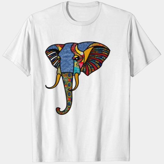 Primary Tribal Elephant T-shirt