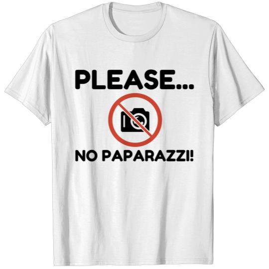 Discover Please No Paparazzi T-shirt