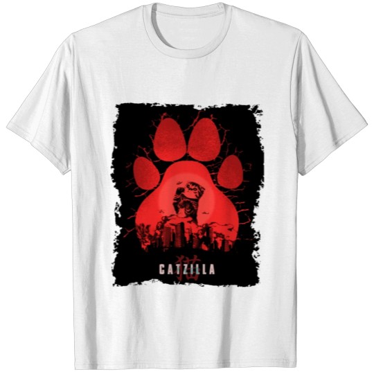 Discover Catzilla - Funny Cat Person - Halloween Cat design T-shirt