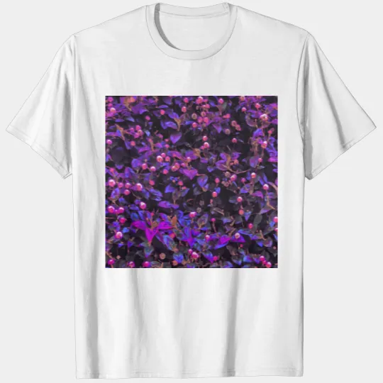 Stylized Floral Texture T-shirt