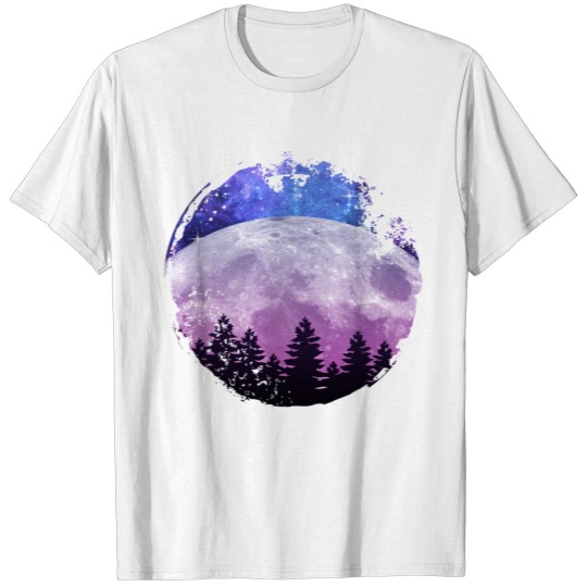 Discover Space Moon Forest T-shirt
