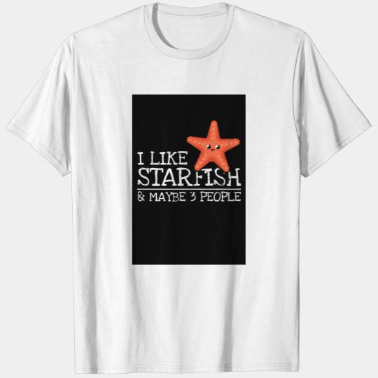 I Like Starfish Sea Star Beach Quote Gift T-shirt