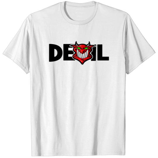 Discover Devil - laugh - Logo T-shirt