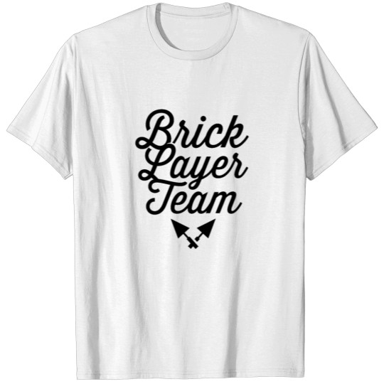 Discover Construction Mason Masons Brick Layer Bricklayer T-shirt