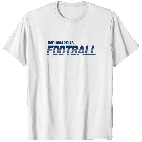 Indianapolis white only Fan Football Gift Gameday T-shirt