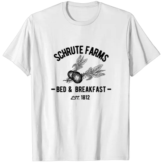 Schrute Farms - Bed and Breakfast Parody T-shirt