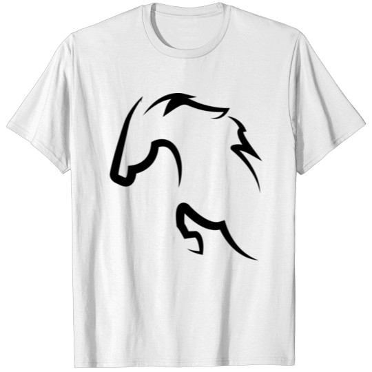 Discover horse illustration T-shirt