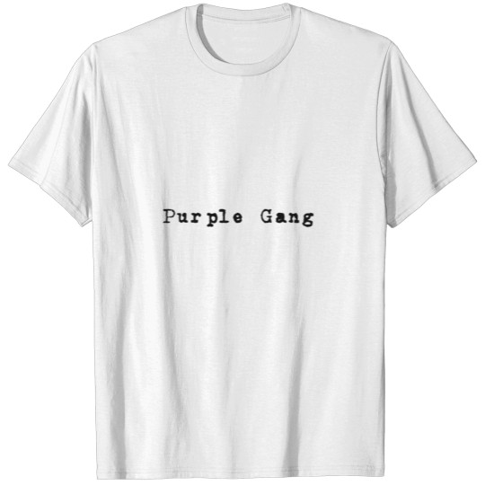Discover Purple Gang T-shirt