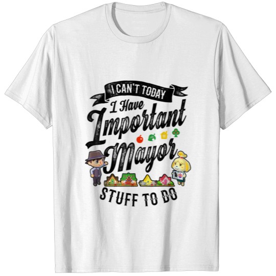 Discover Animal Crossing Important Mayor Stuff Graphic T S T-shirt