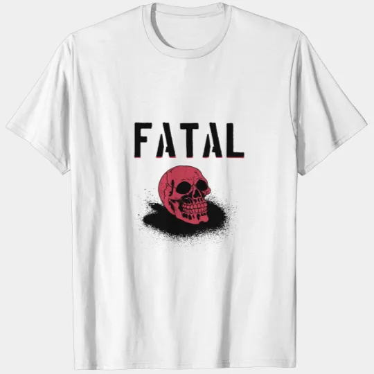Fatal red skull T-shirt