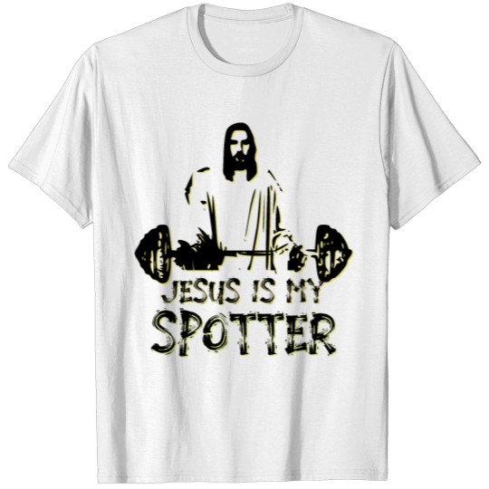 Discover Jesus is my spotter Gym T-shirt