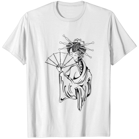 Discover Geisha (Black and White) T-shirt