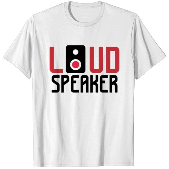 Discover loud speaker T-shirt