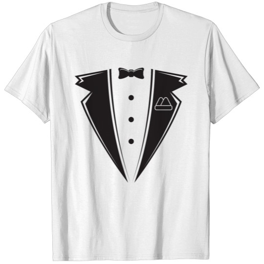 Discover suit with bow tie T-shirt