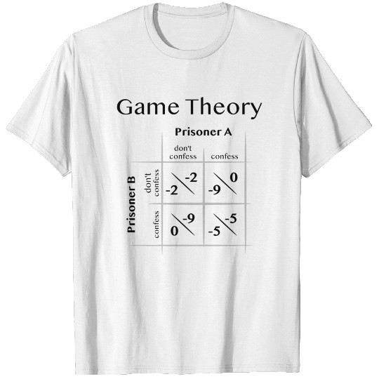 Game Theory - Prisoner's Dilemma T-shirt