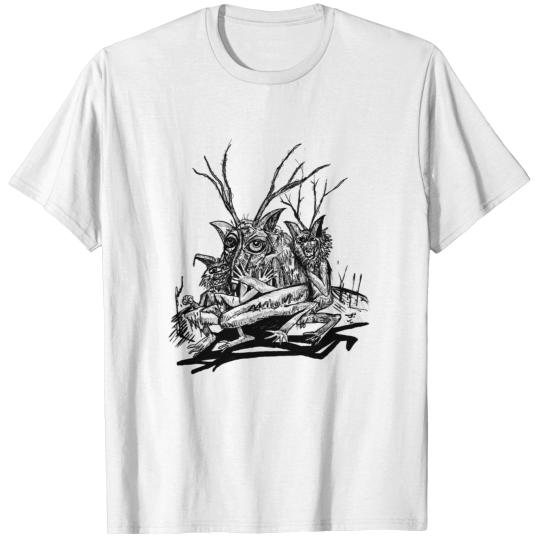 Discover Wolfman Originals Black & White 4 T-shirt