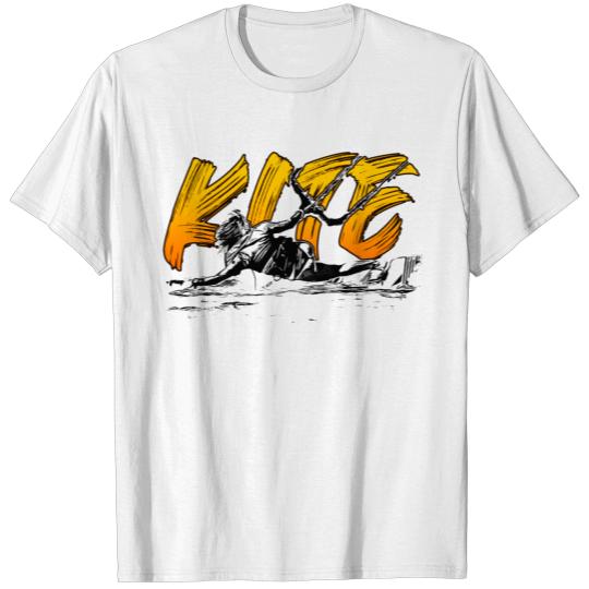 Discover Kite Surfing girl T-shirt