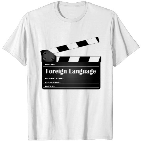 Discover Foreign Language Movie Clapperboard T-shirt