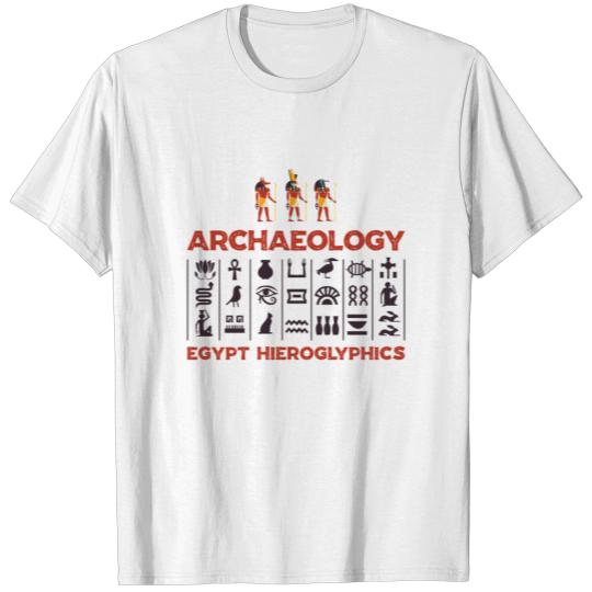 Discover Archaeology Egypt Hieroglyphics T-shirt