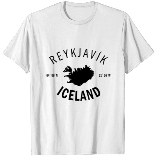 Reykjavík Iceland Northern Europe Scandinavia T-shirt