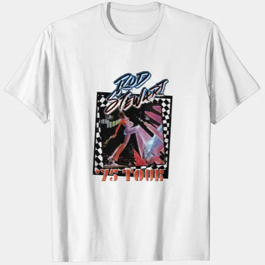 Rod Stewart 75 Tour Retro T-shirt