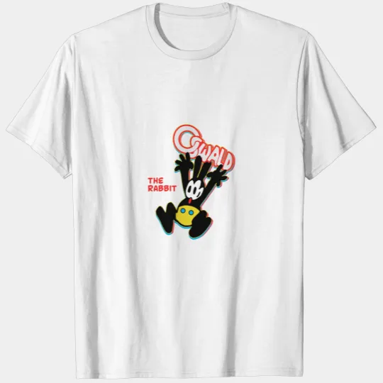 Oswald A Cartoon Rabbit Jumps 1920S Vintage Movie T-shirt