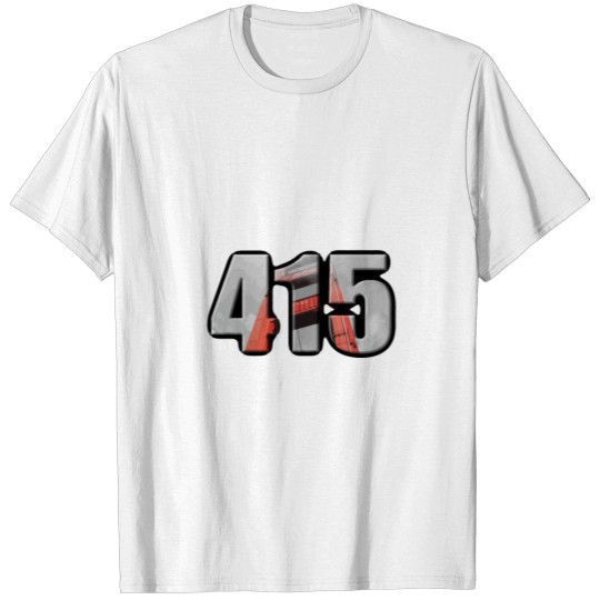 Discover San Francisco Bay Area 415 T-shirt