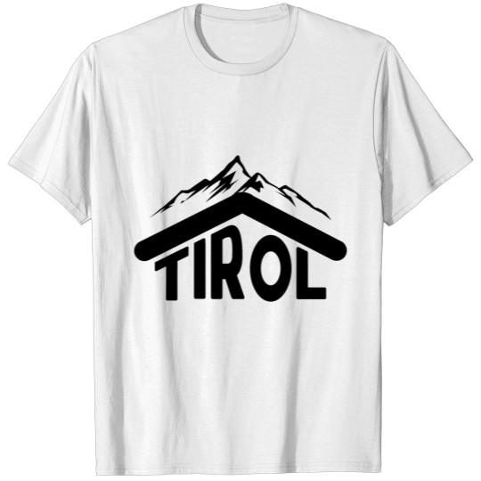 Discover Tirol skiing mountains gift T-shirt