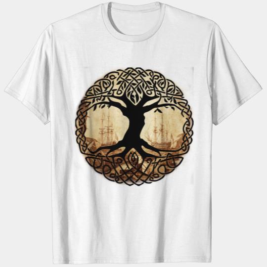 Celtic cross celtic knot druid triskele T-shirt