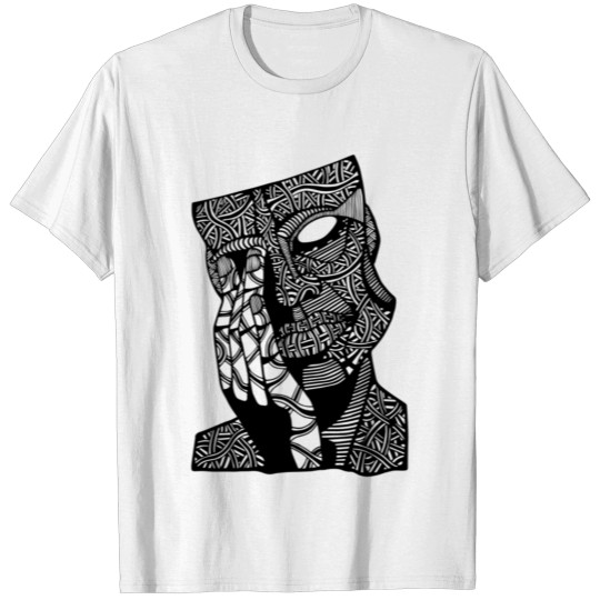 Discover Face art T-shirt