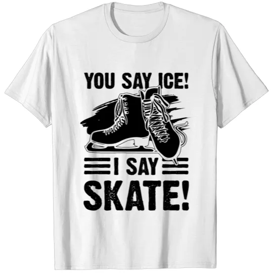 Discover Ice Art Skating Ice Skating T-shirt