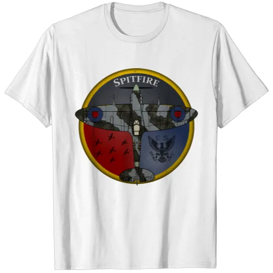Discover Supermarine Spitfire retro (top) T-shirt