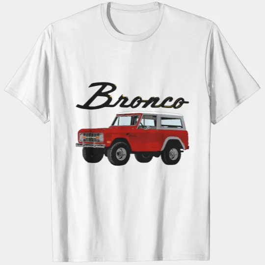 Ford Bronco - vintage red T-shirt