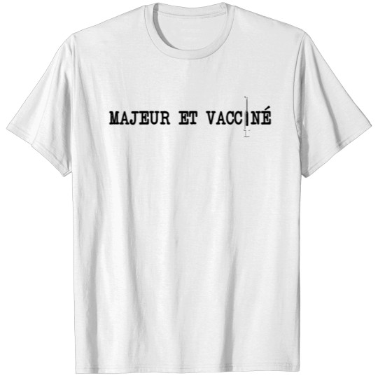Discover Major and Vaccinated (t-shirts - men) T-shirt