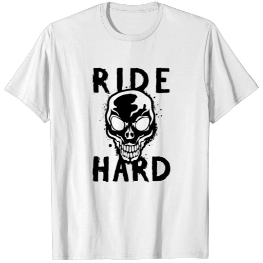 Discover Retro Skull Biker Saying Motorbike Motorsport T-shirt