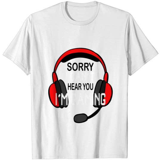 Discover Can't hear you - I gamble - Gamble headset T-shirt