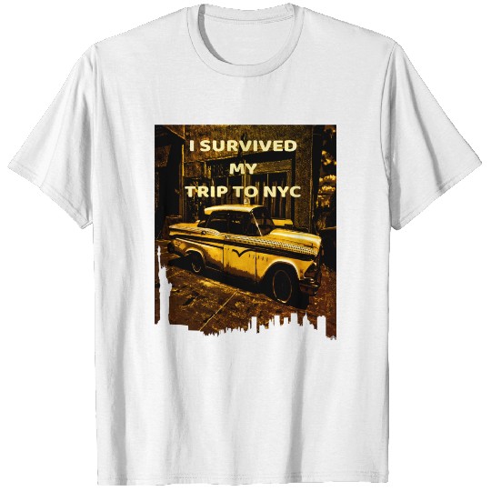i survived my trip to nyc shirt Funny new York T-shirt