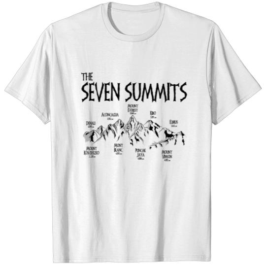 Discover The Seven Summits - Seven Continents Nine Summits T-shirt