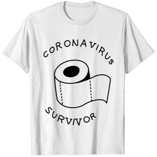 Discover Corona Virus Survivor Toilet Paper T-shirt