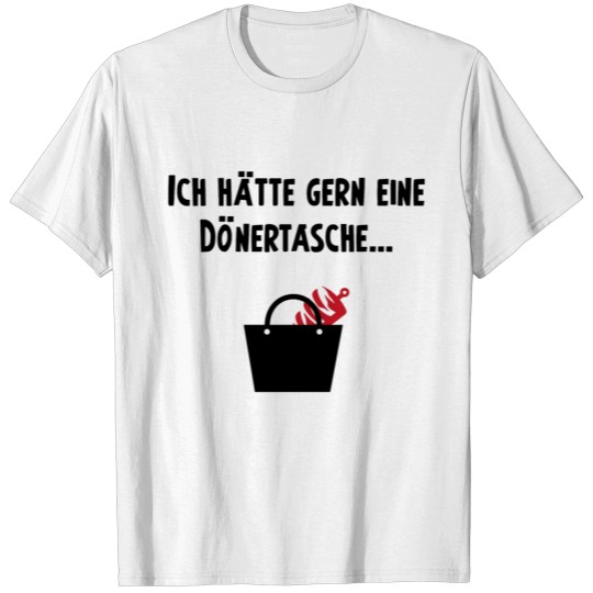 Discover Doner bag fast food kebab saying gift T-shirt