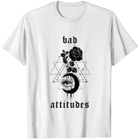 Discover bad attitudesBad Attitudes Rose cool urban goth T-shirt