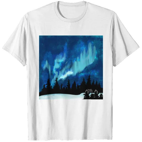 Northern lights storm T-shirt