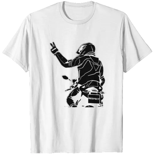 Respect Motorbikes License Plate T-shirt