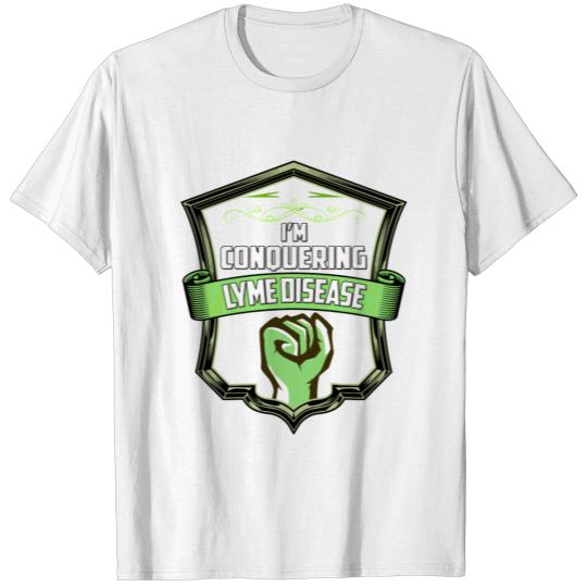 Discover Lyme Disease Awareness I'M Conquering Lyme Disease T-shirt