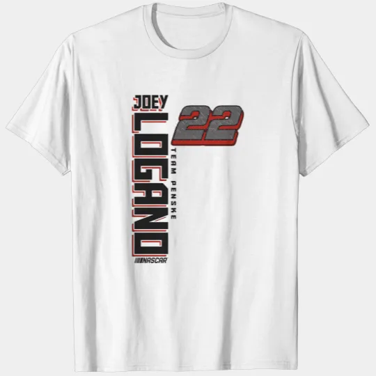Nascar Joey Logano Vertical Carbon Fiber T-shirt