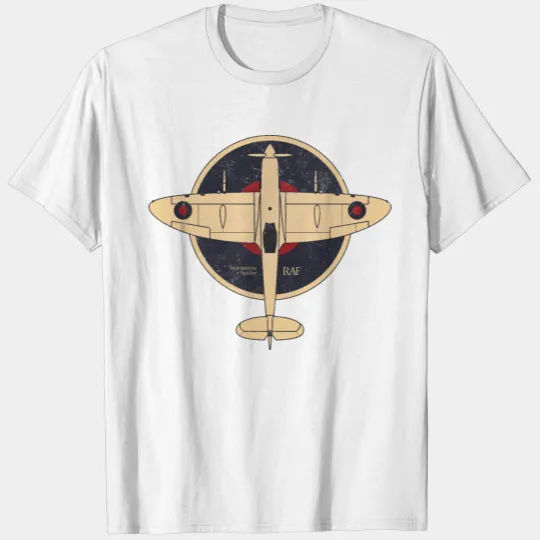 Supermarine Spitfire UK WW2 RAF T-shirt
