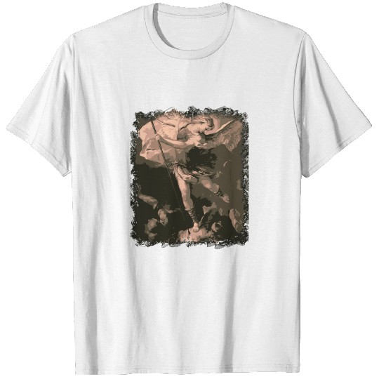 St Michael The Archangel Saints Angels Catholic T- T-shirt