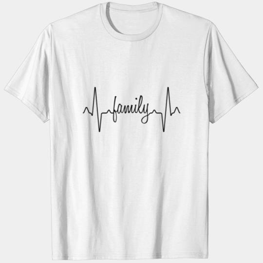 Discover family heartbeat T-shirt