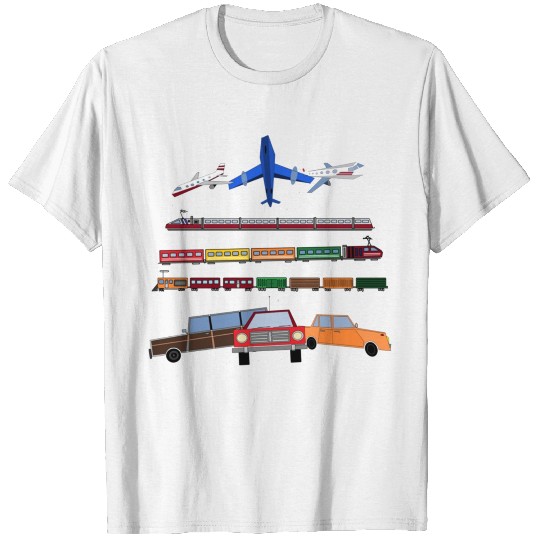 planes trains and automobiles T-shirt